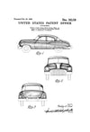 1951 General Motors Automobile Patent - Patent Print, Wall Decor, Automobile Decor, Automobile Art, Classic Car, General Motors Patent Art Prints mypatentprints 