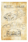 1994 Ferrari F40 Patent - Patent Print, Wall Decor, Automobile Decor, Automobile Art, Classic Car, Ferrari Patent