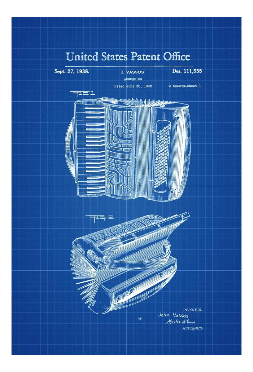accordion-patent-1938-patent-
