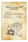 Fire Truck Patent 1939 - Patent Prints, Wall Decor, Fireman Gift, Firehouse Decor, Firefighter, Fireman, Fire Engine