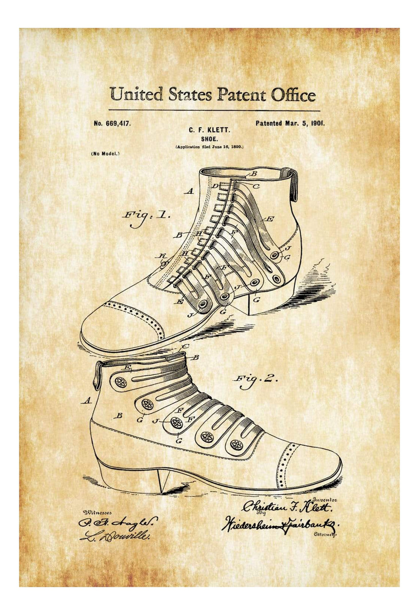 Shoe patent hotsell
