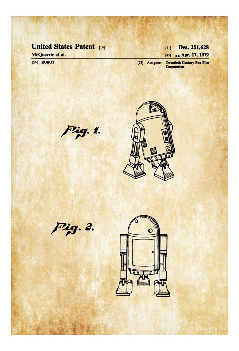 NAIJEL GRAPH ポスター 直筆サイン入り E.T. R2D2 fr17970wht22x34-1.jpg