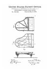 Steinway Piano Patent - Patent Print, Piano Patent, Grand Piano Patent Art Prints mypatentprints 