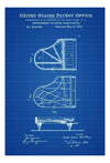 Steinway Piano Patent - Patent Print, Piano Patent, Grand Piano Patent Art Prints mypatentprints 