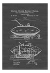 Submarine Patent Print 1897 - Submarine Blueprint, Vintage Submarine, Submarine Poster, Naval Art, Sailor Gift, Nautical Decor, Navy Art Prints mypatentprints 