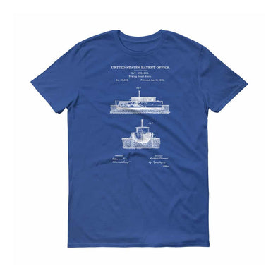 Tug Boat Patent T-Shirt - Patent t-shirt, Old Patent, Naval Art, Sailor Gift, Navy Gift, Vintage Nautical, Sailing T-Shirt, Boating T-Shirt