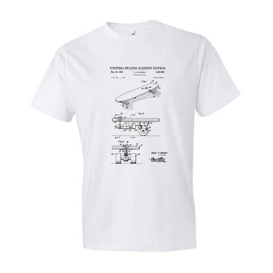 Vintage Skateboard Patent T-Shirt - Patent t-shirt, Old Patent T-shirt, Skateboard T-shirt, Skater t-shirt, Skater Gift, sk8r, Skater Shirt
