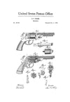 1860 Starr Revolver Patent - Patent Print, Wall Decor, Gun Art, Firearm Art, Western Art, Gun Patent