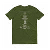 1874 Fishing Reels Patent T-Shirt - Fishing T-Shirt, Patent Shirt, Old Patent T-shirt, Fishing Rod shirt, Fisherman Gift, Fisherman T-Shirt Shirts mypatentprints 