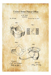 1877 Shackles Patent Print - Wall Decor, Bizarre Art, Bizarre Decor, Restraint Patent, Law Enforcement Gift, Police Gift, Prison Art