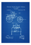 1882 Fire Engine Patent - Patent Print, Wall Decor, Fireman Gift, Firehouse Decor, Firefighter, Fireman, Fire Engine