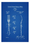 1884 Fork Patent - Kitchen Decor, Restaurant Decor, Patent Print, Wall Decor, Chef Gift, Cooking Patent, Cook Gift, Fork Patent Art Prints mypatentprints 