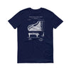 1885 Steinway Piano Frame Patent T-Shirt - Steinway T Shirt, Piano Frame T-Shirt, Musician Shirt, Music Art, Piano T-Shirt, Musician Gift Shirts mypatentprints 3XL Black 