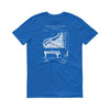 1885 Steinway Piano Frame Patent T-Shirt - Steinway T Shirt, Piano Frame T-Shirt, Musician Shirt, Music Art, Piano T-Shirt, Musician Gift Shirts mypatentprints 