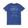 1892 Submarine Patent T-Shirt - Patent t-shirt, Old Patent T-shirt, Vintage Submarine, Naval Art, Sailor Gift, Submarine Shirt, Navy