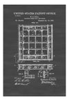 1893 Prison Cell and Guard Patent Print - Wall Decor, Bizarre Art, Law Enforcement Gift, Prison Guard Gift, Prison Art, Prison Cell Patent