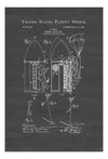 1907 Rocket Patent - Rocket Blueprint, Space Art, Space Poster, Space Program, Pilot Gift, Aircraft Decor, Rockets Diagram, Aviation