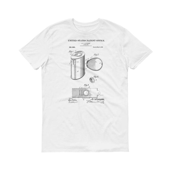 1909 Gun Powder Keg Patent T-Shirt - Old Patent shirt, Gun t-shirt, Firearm t-shirt, Revolver t-shirt, Weapon T-Shirt, Powder Keg T-Shirt Shirts mypatentprints 