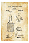 1909 Nursing Bottle Patent - Baby Room Decor, Patent Print, Vintage Pacifier, Baby Shower Gift, Nursing Bottle, Baby Bottle. Vintage Bottle