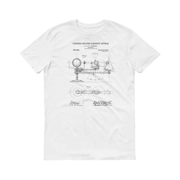 1909 Planetarium Patent T-Shirt - Patent Shirt, Vintage Planetarium , Old Patent Shirt, Planetarium T-Shirt, Astronomy T-Shirt, Solar System Shirts mypatentprints 