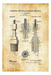 1909 Spark Plug Patent - Patent Print, Wall Decor, Automobile Decor, Automobile Art, Spark Plug Poster, Garage Decor, Patent Poster Art Prints mypatentprints 