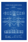 1911 Flying Machine Patent Print - Vintage Airplane, Airplane Blueprint, Airplane Art, Pilot Gift,  Aircraft Decor, Airplane Poster,