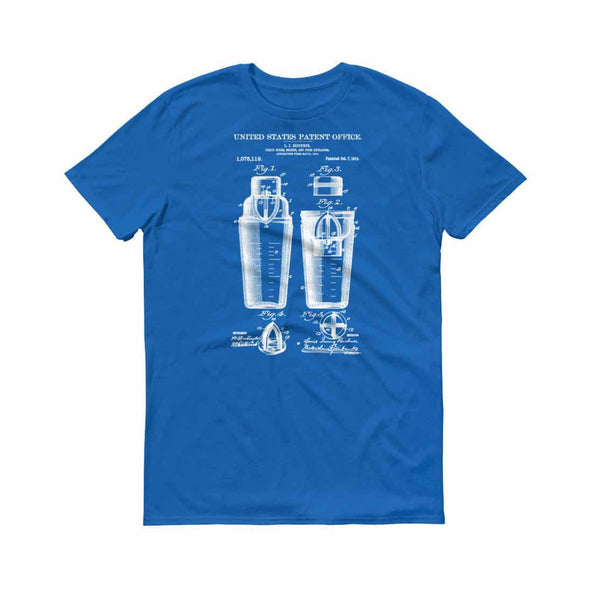 1913 Drink Shaker & Mixer Patent T-Shirt - Bartender Gift, Old Patent Shirt, Drinking T-Shirt, Bar T-Shirt, Bartender Shirt, Cocktails Shirts mypatentprints 