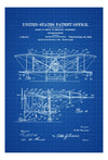 1916 Smith Flying Machine Patent - Airplane Blueprint, Vintage Aviation Art, Airplane Art, Pilot Gift,  Aircraft Decor, Airplane Patent
