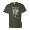 1920 Airplane Engine Patent T-Shirt - Patent T-Shirt, Old Patent t-shirt, Aviation t-shirt, Airplane t-shirt, Pilot Gift, Airplane Shirt