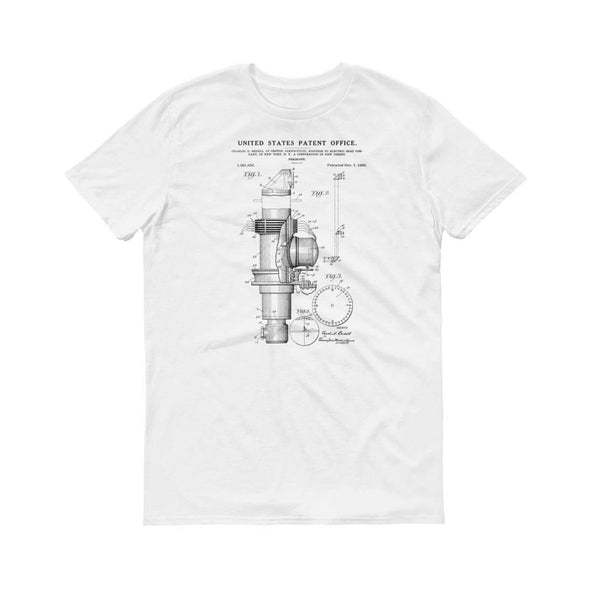 1920 Periscope Patent T-Shirt - Naval Art, Sailor Gift, Submarine Periscope T-Shirt, Navy, Patent T-shirt, Vintage Submarine T-shirt Shirts mypatentprints 