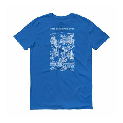 1921 Houdini Diving Suit Patent T-Shirt - Scuba t-shirt, Diver Gift, Scuba Gift, Scuba Diver, Diver, Nautical T-Shirt, Houdini T-Shirt Shirts mypatentprints 3XL Black 