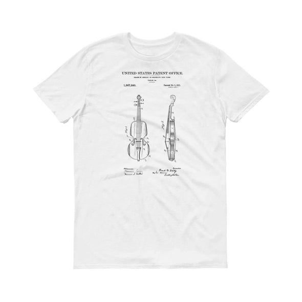 1921 Violin Patent T-Shirt - Violinist Gift, Musician Shirt, Music Art, Violin T-Shirt, Musician Gift, Violin Player Gift, Violinist Shirt Shirts mypatentprints 