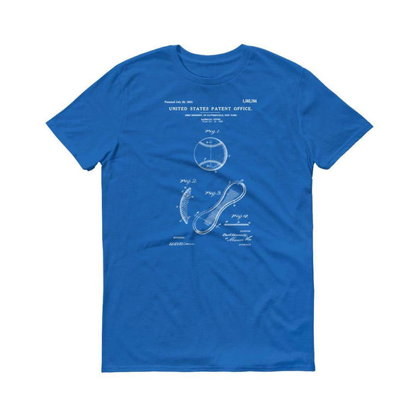 1924 Baseball Patent T-Shirt -Baseball T-Shirt, Baseball Patent, Baseball Fan Gift, Baseball, Baseball Gift, Baseball Fan Shirt Shirts mypatentprints 