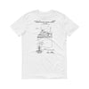 1924 Steam Iron Patent T-Shirt - Vintage Patent Shirt, Vintage Iron, Steam Iron T-Shirt, Electric Iron Patent, Old Appliance Patent T-Shirt Shirts mypatentprints 
