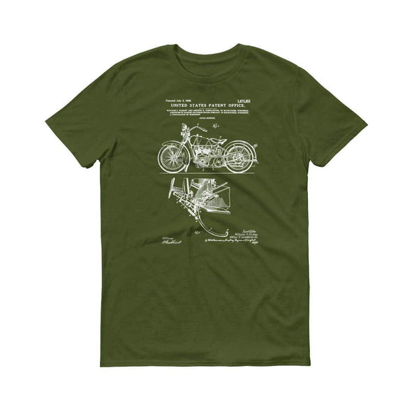 1928 Harley Motorcycle Patent T Shirt - Patent Shirt, Harley Patent, Biker Gift, Motorcycle Shirt, Harley Davidson Shirt, Harley T-Shirt