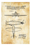 1933 Boeing Patent - Vintage Aviation Art, Airplane Blueprint, Pilot Gift, Airplane Poster, Airplane Art, Boeing Patent, Boeing Fighter
