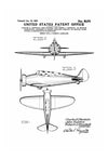 1933 Boeing Patent - Vintage Aviation Art, Airplane Blueprint, Pilot Gift, Airplane Poster, Airplane Art, Boeing Patent, Boeing Fighter
