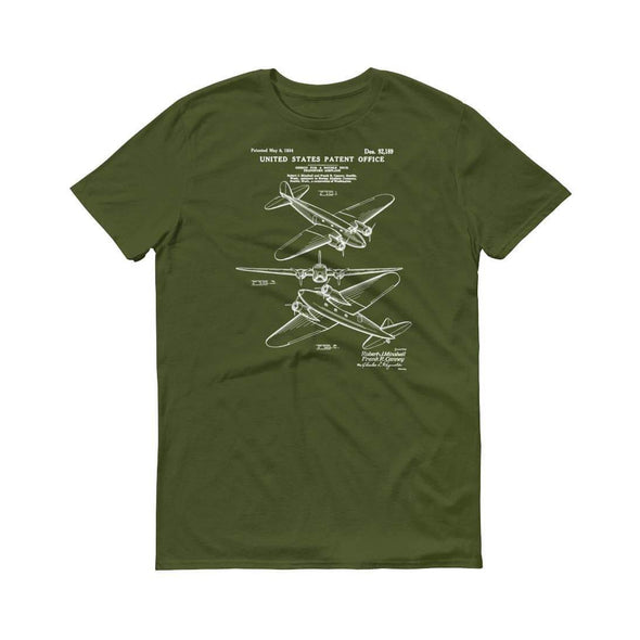 1934 Boeing 247 Patent T-Shirt - Aviation t-shirt, Airplane t-shirt, Pilot Gift, Airplane Shirt, Boeing Patent T-shirt, Boeing T-shirt, B247 Shirts mypatentprints 