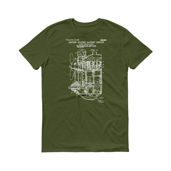 1935 Ford Internal Combustion Engine Patent T Shirt - Ford Car Engine Patent, Ford Patent, Car Lover Gift, Engine T-Shirt, Ford Engine Shirt Shirts mypatentprints 