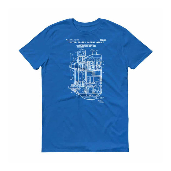 1935 Ford Internal Combustion Engine Patent T Shirt - Ford Car Engine Patent, Ford Patent, Car Lover Gift, Engine T-Shirt, Ford Engine Shirt Shirts mypatentprints 