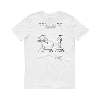 1935 KitchenAid Food Mixer Patent T-Shirt - Patent Shirt, Old Patent T-shirt, Chef Gift, Food Mixer T-Shirt, Kitchen T-Shirt, Baking T-Shirt Shirts mypatentprints 3XL Black 