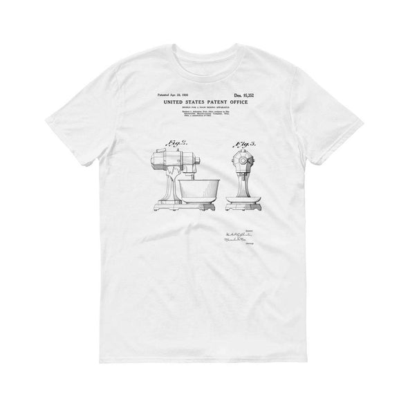 1935 KitchenAid Food Mixer Patent T-Shirt - Patent Shirt, Old Patent T-shirt, Chef Gift, Food Mixer T-Shirt, Kitchen T-Shirt, Baking T-Shirt Shirts mypatentprints 3XL Black 