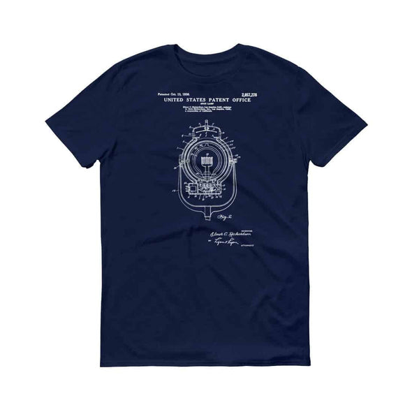 1936 Movie Spot Light Patent T-Shirt - Movie T-Shirt, Movie Gift, Spot Light T-Shirt, Director Gift, Stage Lights Shirt, Movie Making Shirt Shirts mypatentprints 3XL Black 