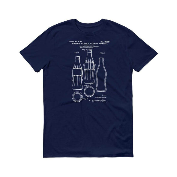 1937 Coke Bottle Patent T-Shirt - Bartender Gift, Coca Cola T-Shirt, Soda Bottle T-Shirt. Coke Bottle T-Shirt, Coca Cola Patent Shirt Shirts mypatentprints 