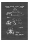 1939 Automobile Patent - Patent Print, Wall Decor, Automobile Decor, Automobile Art, Classic Car, Car Patent Art Prints mypatentprints 10X15 Parchment 