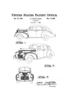 1939 Automobile Patent - Patent Print, Wall Decor, Automobile Decor, Automobile Art, Classic Car, Car Patent Art Prints mypatentprints 