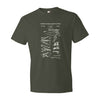 1943 Swim Fin Patent T-Shirt - Patent shirt, old patent t-shirt, Scuba t-shirt, Diver Gift, Scuba Gift, Scuba Diver, Diver, Nautical t-shirt