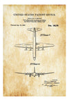 1945 Lockheed Airplane Patent - Airplane Blueprint, Pilot Gift, Airplane Poster, Vintage Aviation, Airplane Art, Aircraft Decor, Lockheed Art Prints mypatentprints 