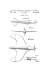 1947 Airplane Design Patent - Vintage Airplane, Airplane Blueprint, Airplane Art, Pilot Gift, Aircraft Decor, Airplane Patent, Aviation Art Prints mypatentprints 