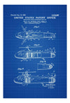 1950 Helicopter Patent - Vintage Helicopter, Helicopter Blueprint, Aviation Art, Pilot Gift, Aircraft Decor, Helicopter Poster, Chopper